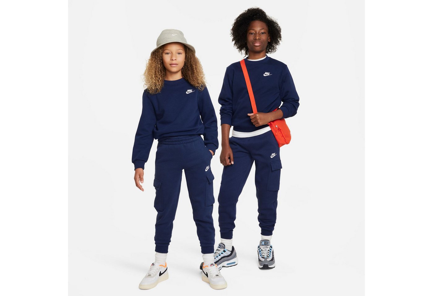 Nike Sportswear Trainingshose Nike Kinder Trainingshose Club Fleece Cargo Pants FD3012 Bild 5