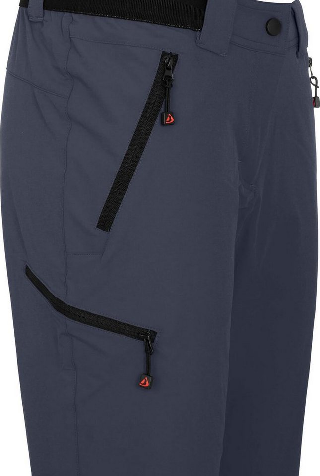 Bergson Outdoorhose VIDAA COMFORT Damen Wanderhose, leicht, elastisch, Normalgrößen, grau/blau Bild 5