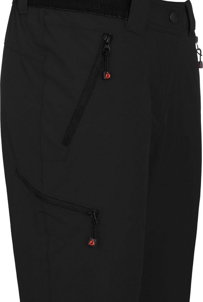 Bergson Outdoorhose VIDAA COMFORT Damen Wanderhose, leicht, elastisch, Langgrößen, schwarz Bild 5