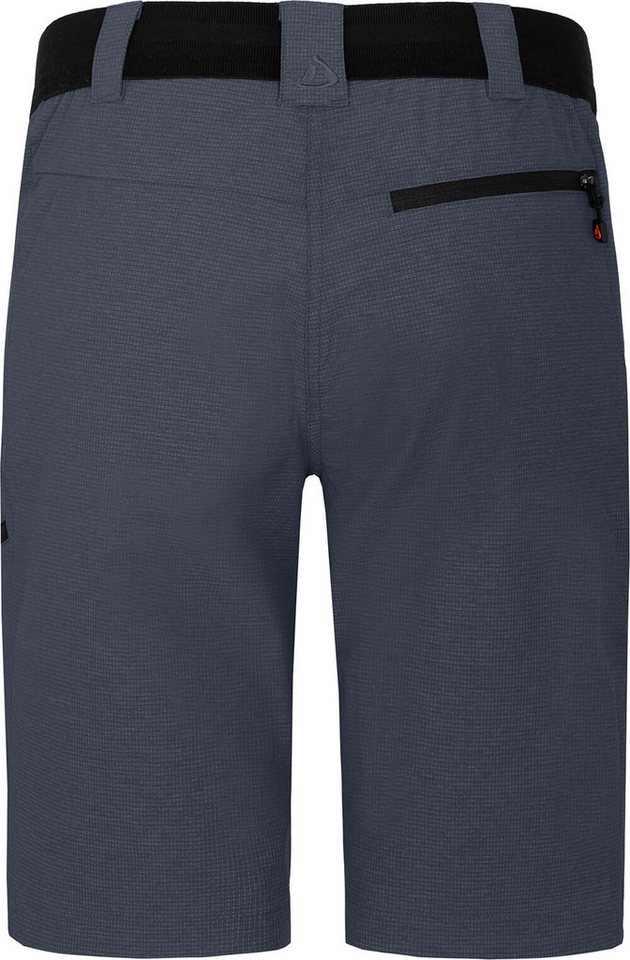 Bergson Outdoorhose PORI Bermuda Damen Wandershorts, robust, elastisch, Normalgrößen, grau/blau Bild 2