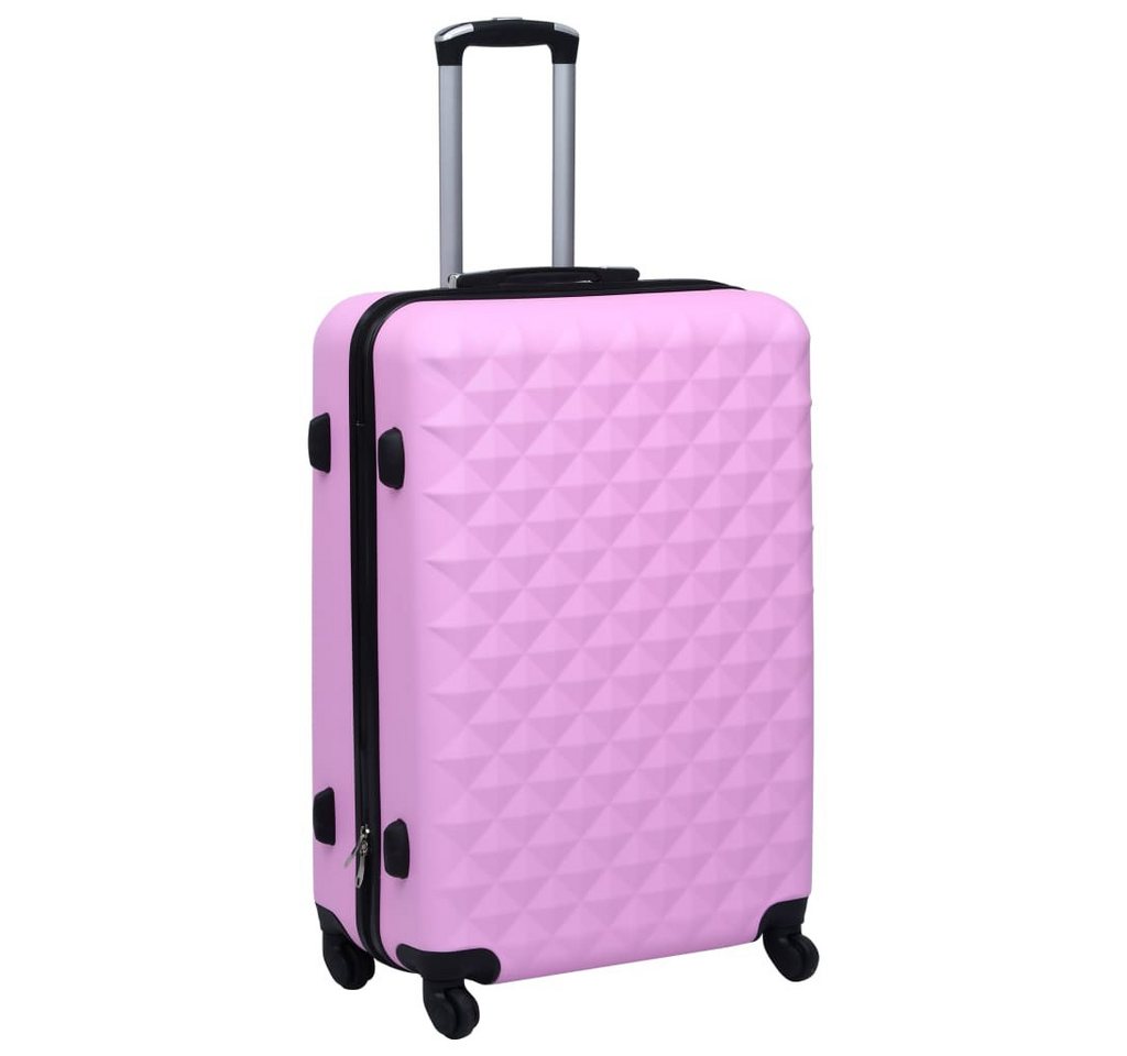 vidaXL Trolleyset Hartschalen-Trolley-Set 2 Stk. Rosa ABS, (1 tlg) Bild 3