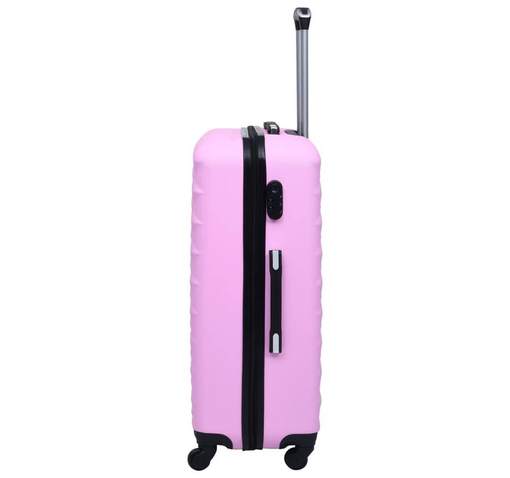 vidaXL Trolleyset Hartschalen-Trolley-Set 2 Stk. Rosa ABS, (1 tlg) Bild 5