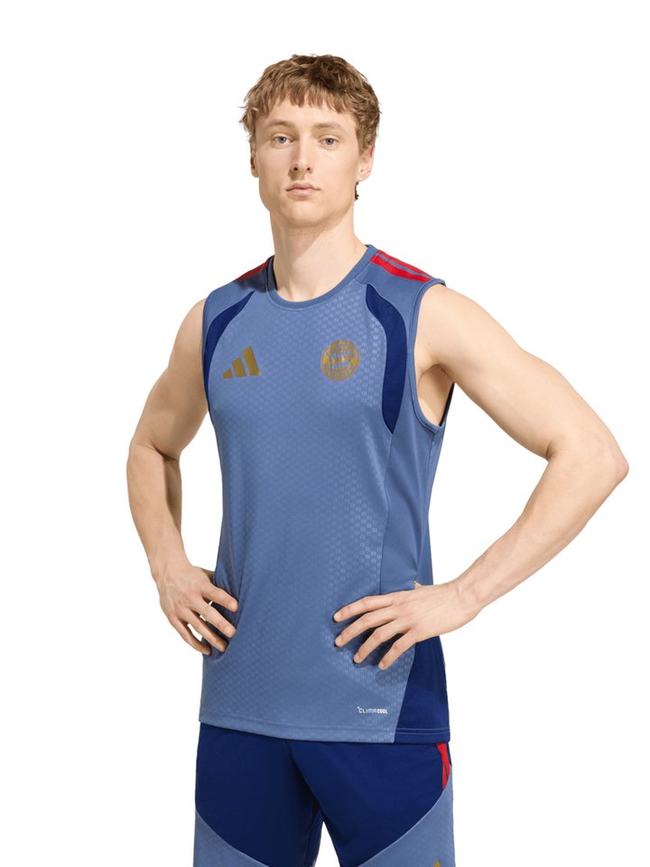 adidas Performance Sporttop FC Bayern München, Tanktop Teamline, Herren, Blau Bild 2