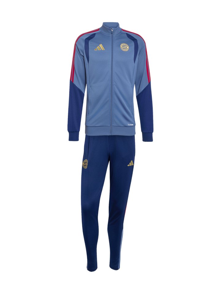adidas Performance Trainingsanzug FC Bayern München, Trainingsanzug Teamline, Herren, Blau Bild 4