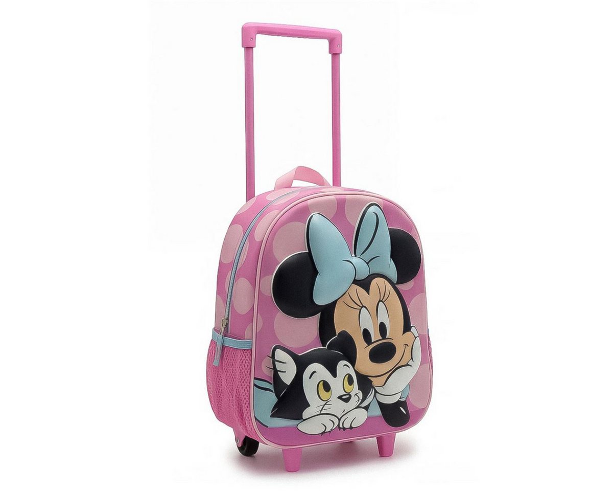 Disney Minnie Mouse Rucksack Kinder Trolley 3D Rollrucksack Kita Reise (1-tlg) Bild 4