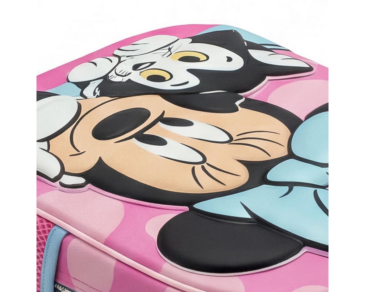 Disney Minnie Mouse Rucksack Kinder Trolley 3D Rollrucksack Kita Reise (1-tlg) Bild 5