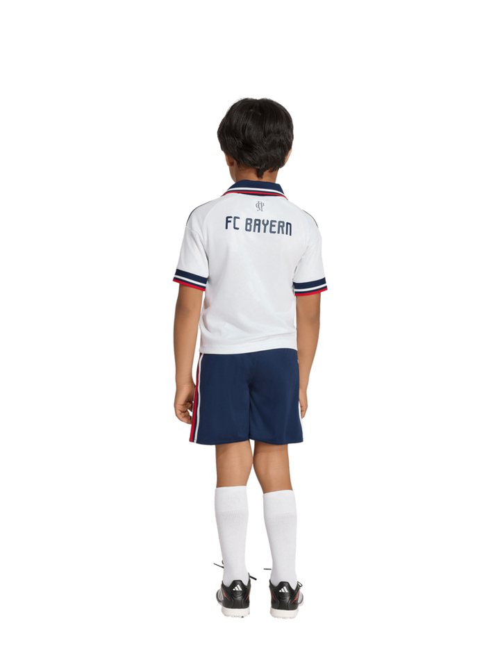 adidas Performance Fußballtrikot FC Bayern München, Mini Kit Trikot Away 26-27, Kinder, Weiß Bild 3