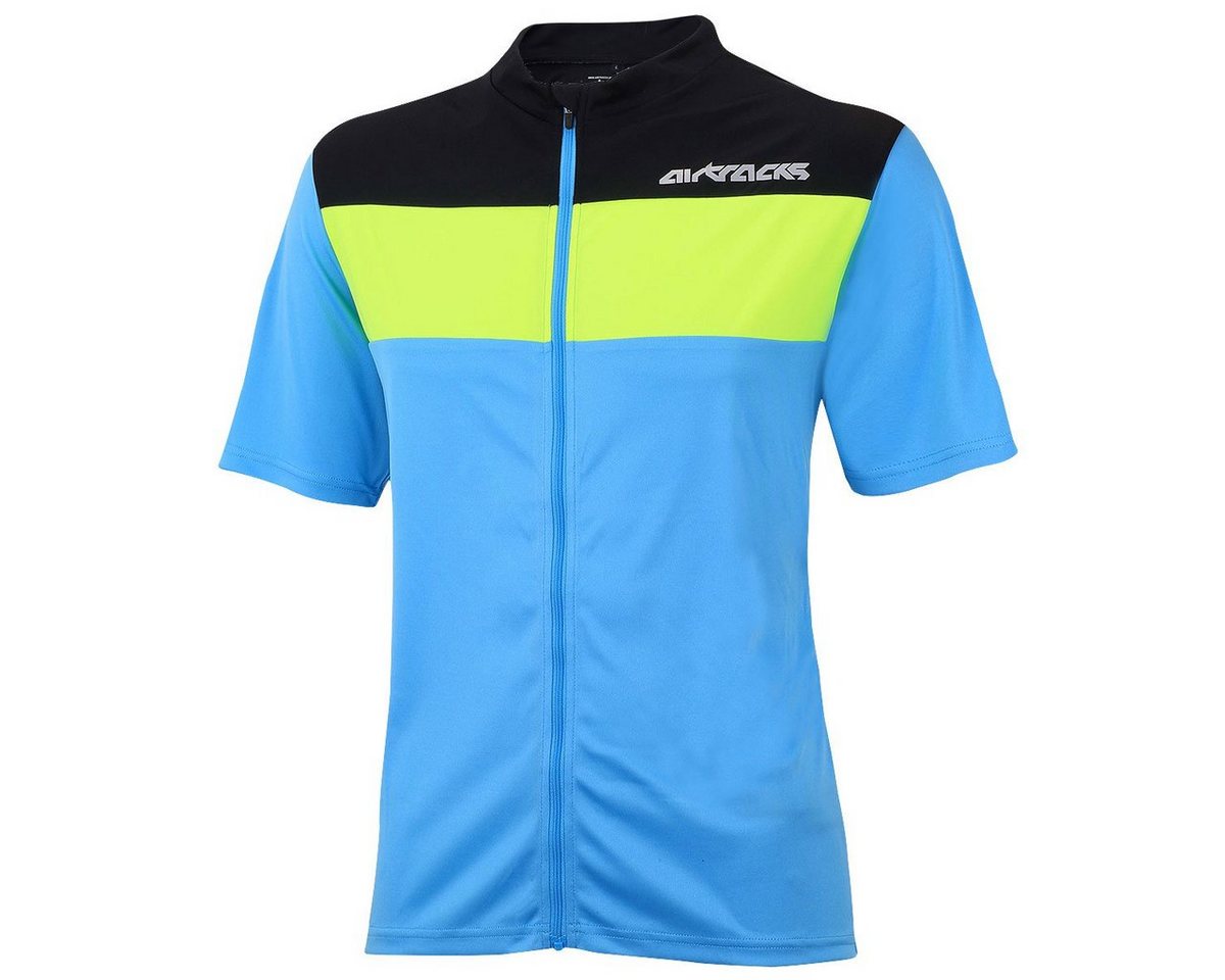 Airtracks Radtrikot Herren Fahrradtrikot Kurzarm Pro Air (atmungsaktives Radtrikot - Jersey mit Quick Dry & Anti-UV) » S M L XL XXL XXXL «