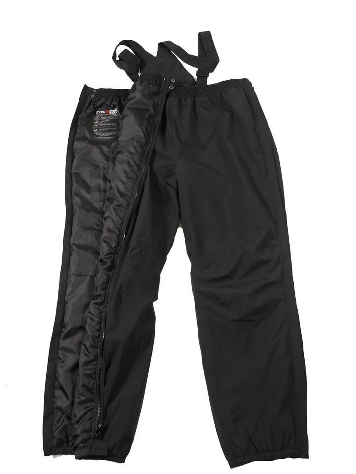 marc & mark Thermohose Thermohose, Schneehose in Übergrößen bis 10XL, schwarz