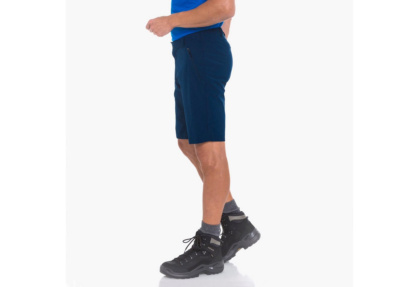 Schöffel Trekkinghose Wanderhose Folkstone (Trekking, 4-Wege Stretch) kurz dunkelblau Herren Bild 5
