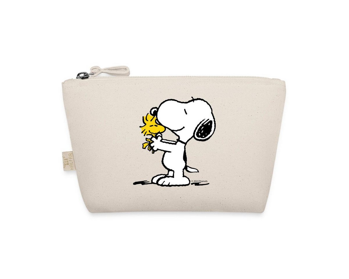 Spreadshirt Kosmetiktasche Peanuts Snoopy Und Woodstock Beste Freunde Täschchen (1-tlg) Bild 4