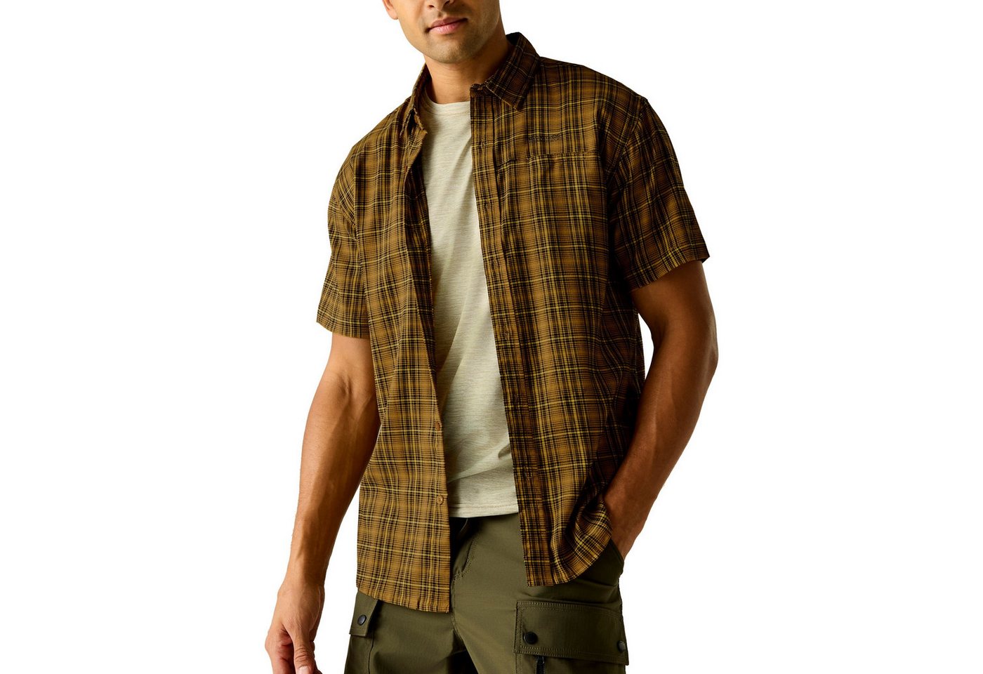 Regatta Funktionshemd Begarno Short Sleeve Shirt mit Brusttasche Bild 2