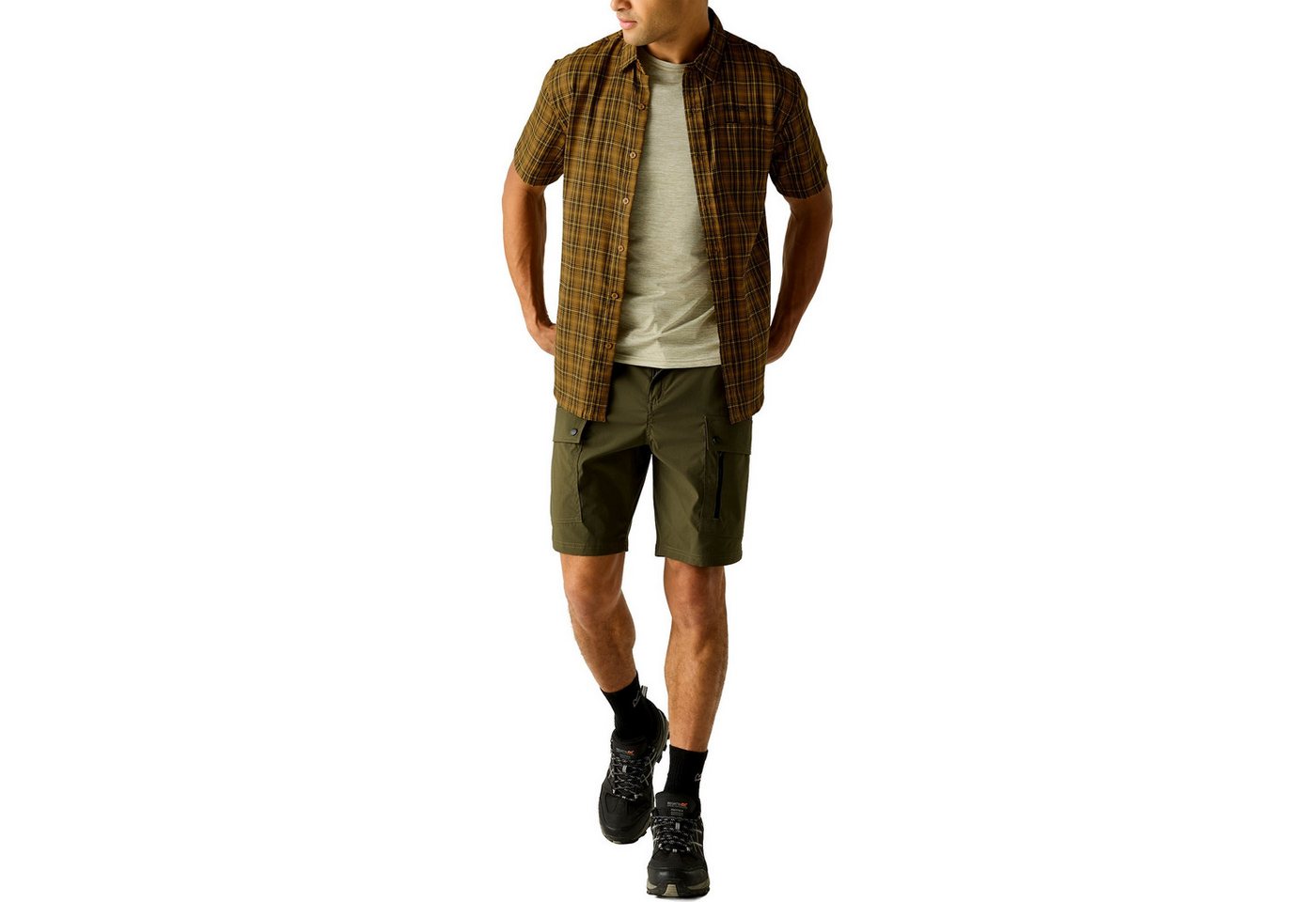 Regatta Funktionshemd Begarno Short Sleeve Shirt mit Brusttasche Bild 5