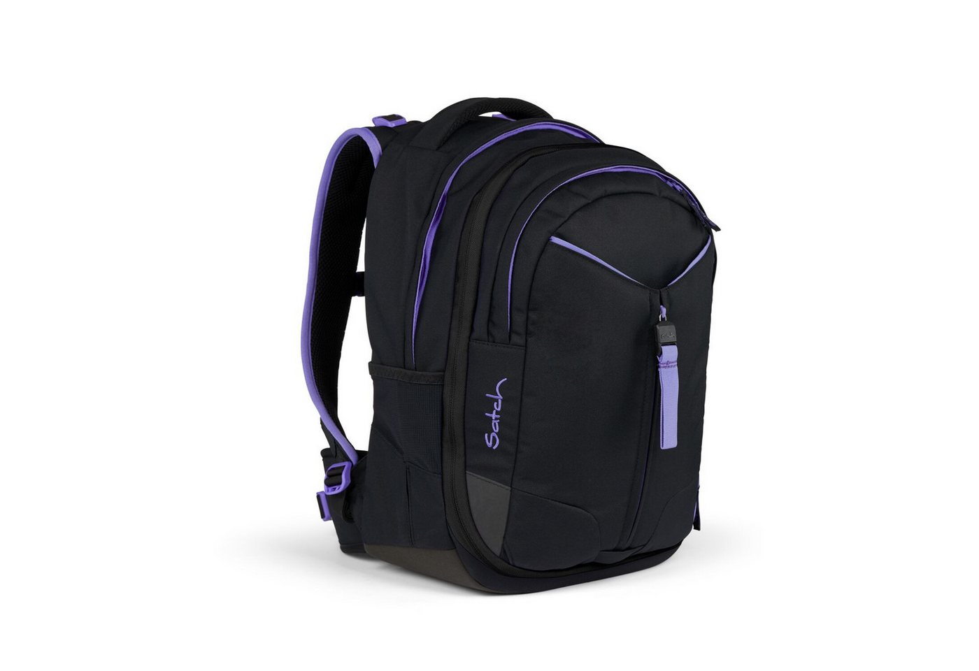 Satch Schulranzen Schulrucksack-Set MATCH Purple Phantom 2-teilig, Kollektion 2024 (2-teilig), Laptop-Fach, Your-Size-System, Schulranzen Bild 2