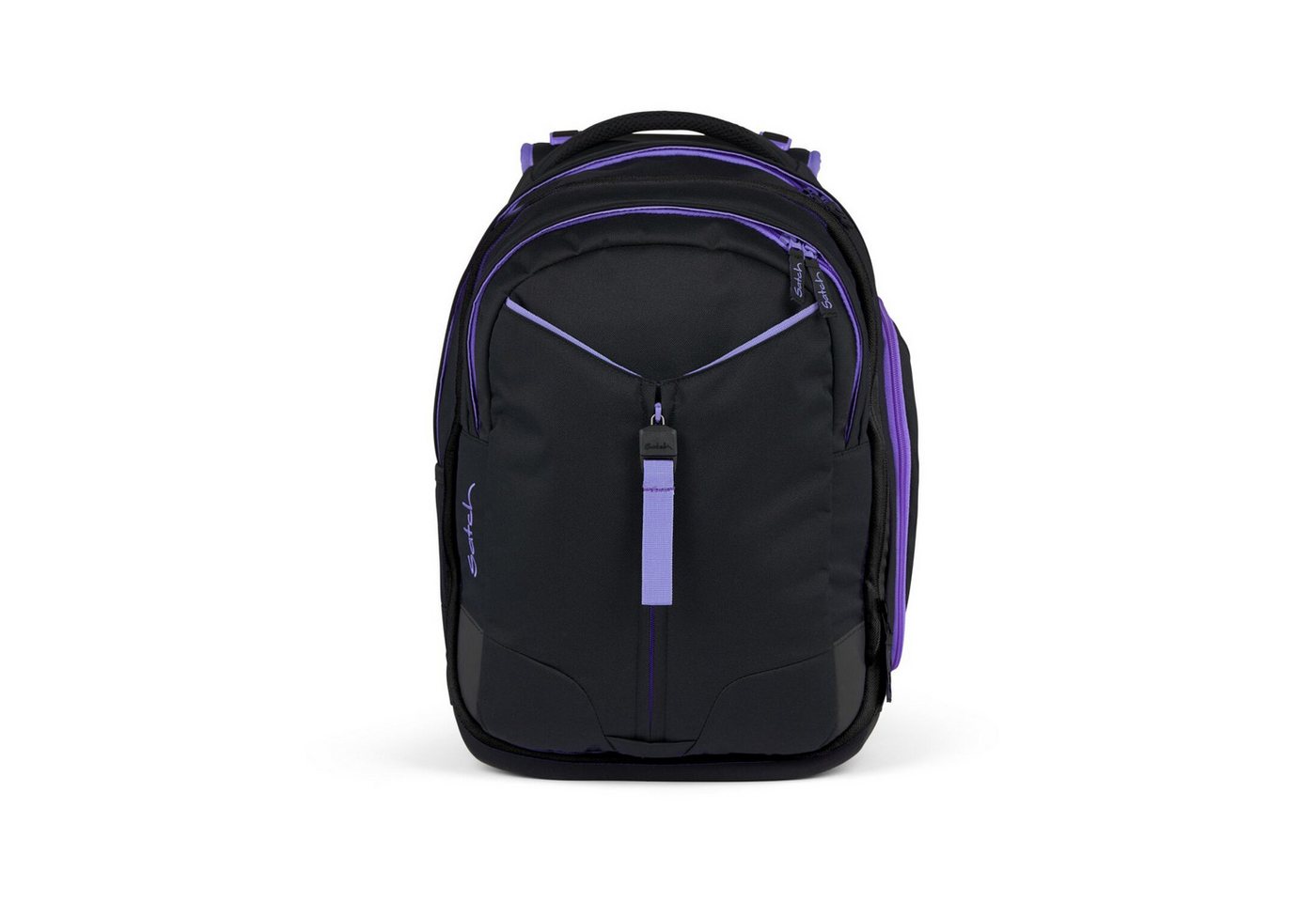 Satch Schulranzen Schulrucksack-Set MATCH Purple Phantom 2-teilig, Kollektion 2024 (2-teilig), Laptop-Fach, Your-Size-System, Schulranzen Bild 3