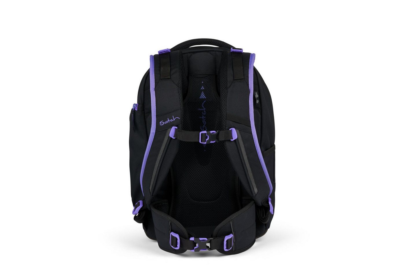 Satch Schulranzen Schulrucksack-Set MATCH Purple Phantom 2-teilig, Kollektion 2024 (2-teilig), Laptop-Fach, Your-Size-System, Schulranzen Bild 4