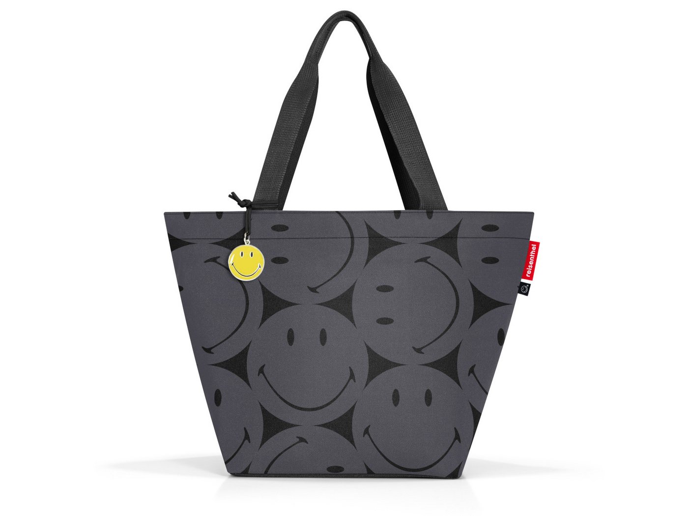 REISENTHEL® Einkaufsshopper shopper M smiley® grey