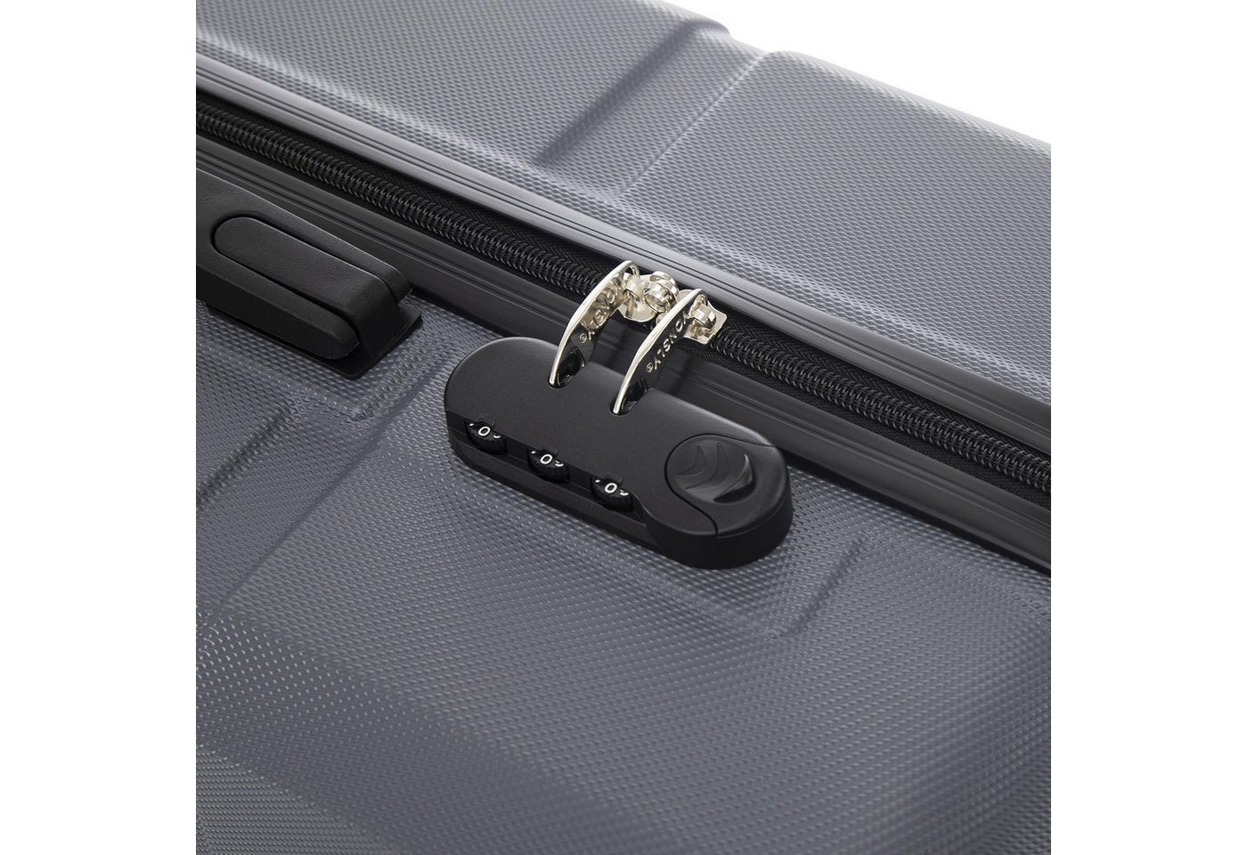 YONSLY Kofferset Reisekoffer Set Hartschale ABS, 4 Rollen, (Spar-Set, 2 tlg., Hartschalen Trolley Set), Wasserabweisend Stoßfest Robust Bild 4
