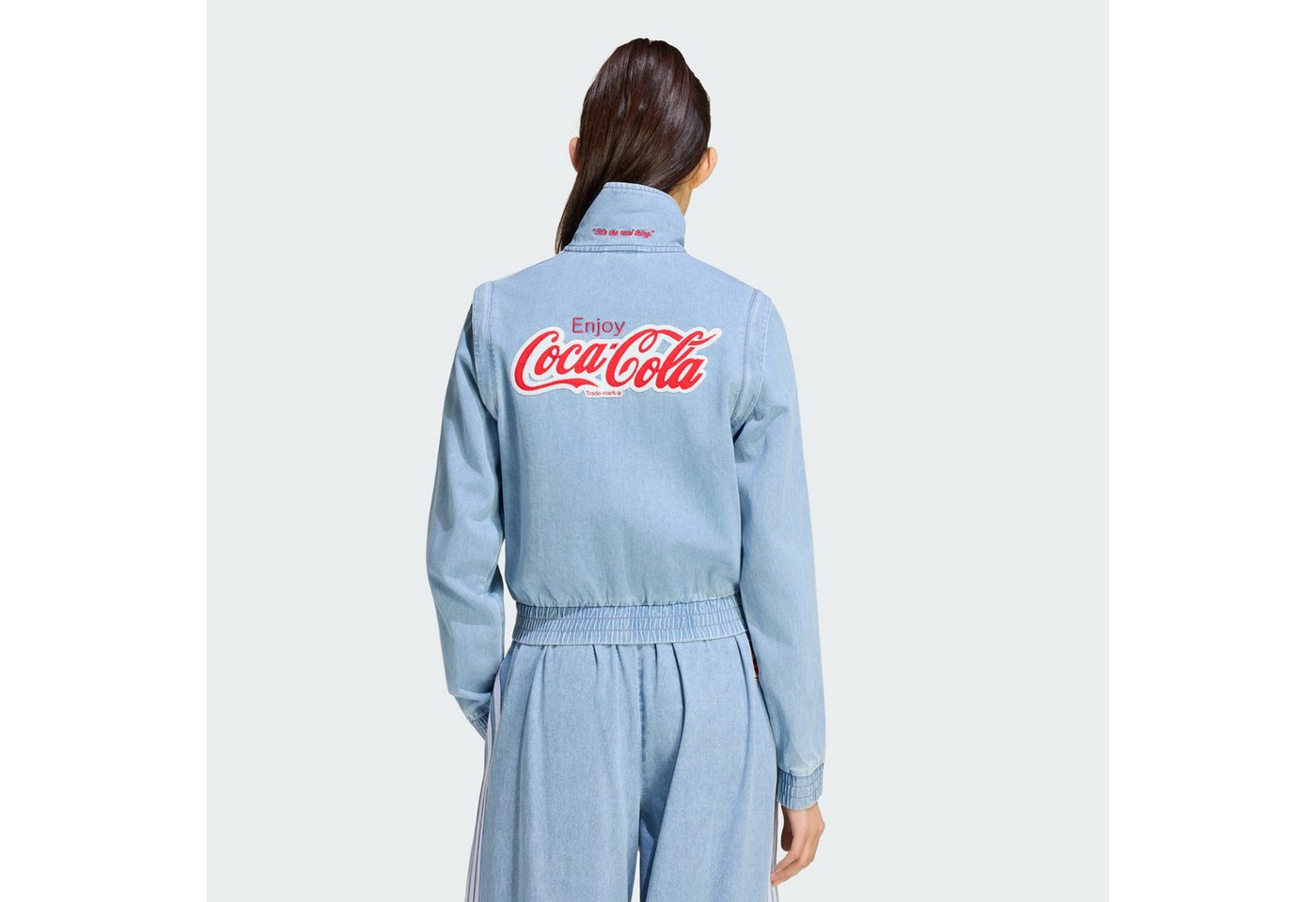 adidas Originals Trainingsjacke ADIDAS X COCA-COLA FIREBIRD REG DENIM TRACK TOP (1-St) Bild 3