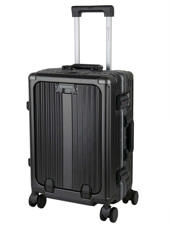 VAN HILL Hartschalen-Trolley 842209, 4 Rollen, Herolite Hartschalen-Trolley mit TSA-Schloss & 4 Doppelrollen