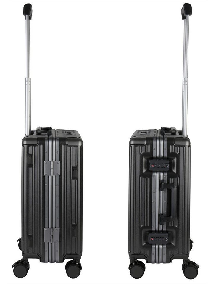 VAN HILL Hartschalen-Trolley 842209, 4 Rollen, Herolite Hartschalen-Trolley mit TSA-Schloss & 4 Doppelrollen Bild 5