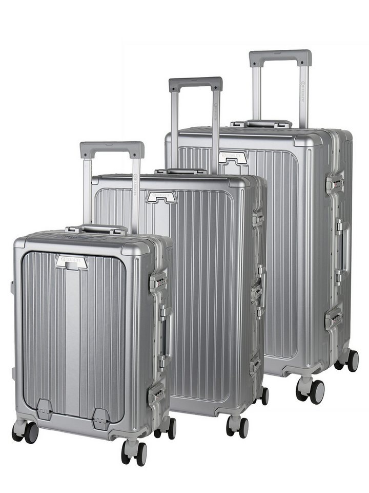 VAN HILL Kofferset 842209-Set, 4 Rollen, Herolite Premium Hartschalen Kofferset 3-teilig mit TSA-Schloss