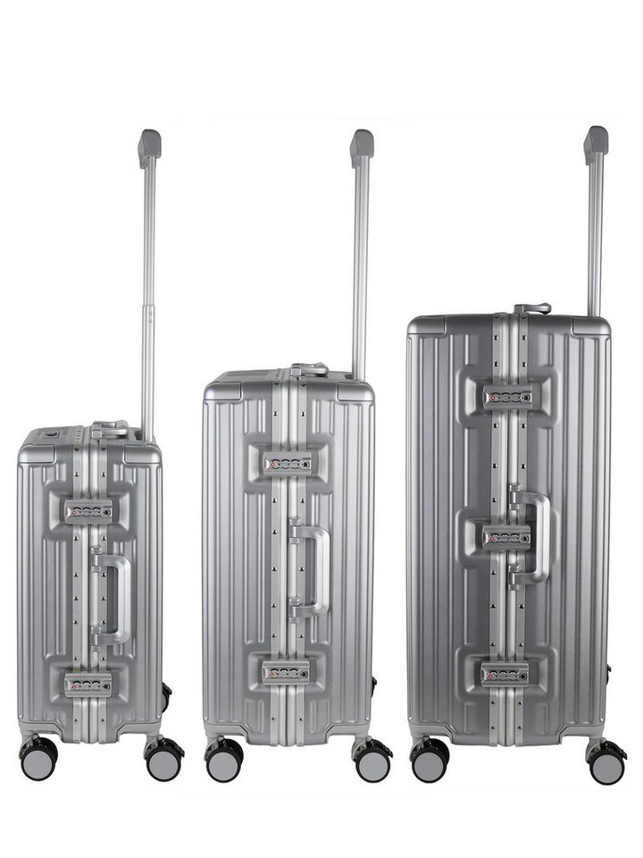 VAN HILL Kofferset 842209-Set, 4 Rollen, Herolite Premium Hartschalen Kofferset 3-teilig mit TSA-Schloss Bild 2