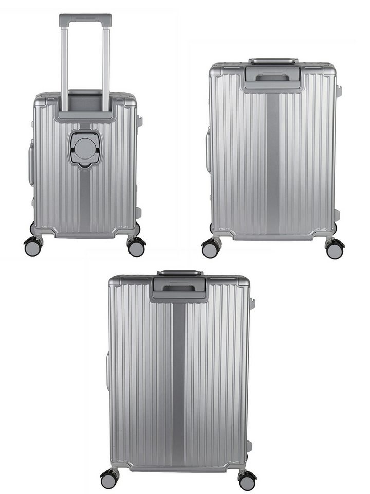 VAN HILL Kofferset 842209-Set, 4 Rollen, Herolite Premium Hartschalen Kofferset 3-teilig mit TSA-Schloss Bild 3