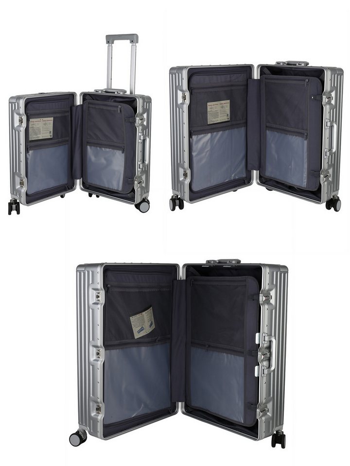 VAN HILL Kofferset 842209-Set, 4 Rollen, Herolite Premium Hartschalen Kofferset 3-teilig mit TSA-Schloss Bild 4