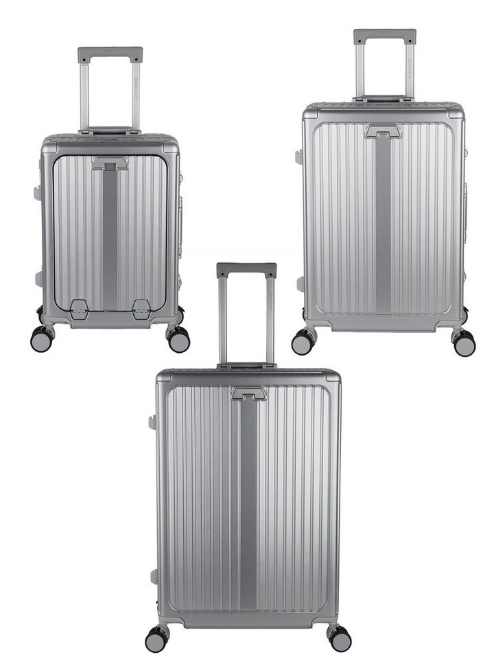 VAN HILL Kofferset 842209-Set, 4 Rollen, Herolite Premium Hartschalen Kofferset 3-teilig mit TSA-Schloss Bild 5