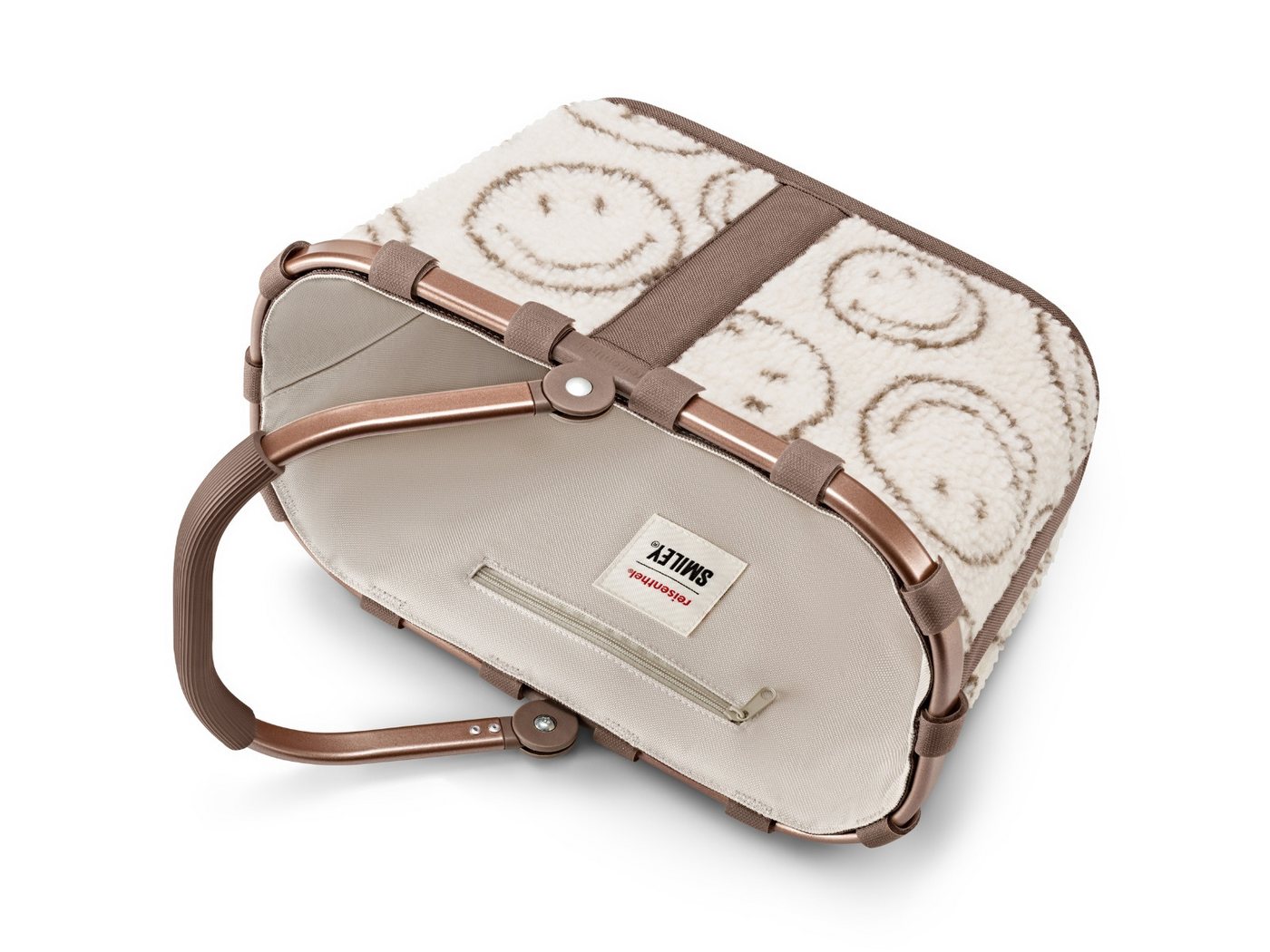REISENTHEL® Einkaufskorb carrybag XS smiley® teddy chocolate