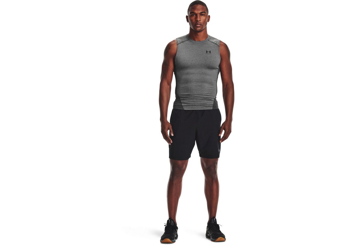 Under Armour® Laufshirt Under Armour Baselayer HG Comp Tanktop Weiß default