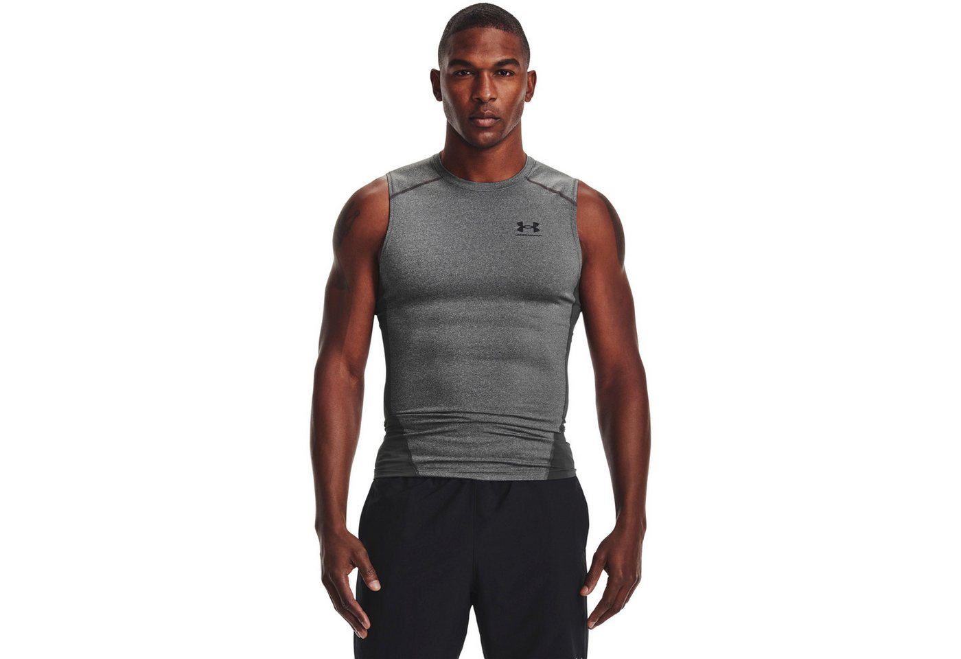 Under Armour® Laufshirt Under Armour Baselayer HG Comp Tanktop Weiß default Bild 4