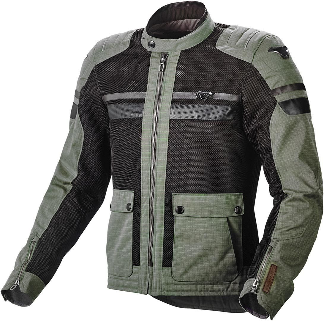 Macna Motorradjacke Fluent Motorrad Textiljacke Atmungsaktiv protektoren reflektierende Bild 2