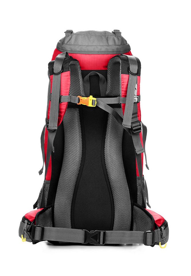 RAIKOU Wanderrucksack 50L Trekkingrucksack Wasserdicht, Reisetasche Ultralight (Regenhülle, Hüftgurt mit praktischen Taschen), Atmungsaktives Tragesystem Bild 3