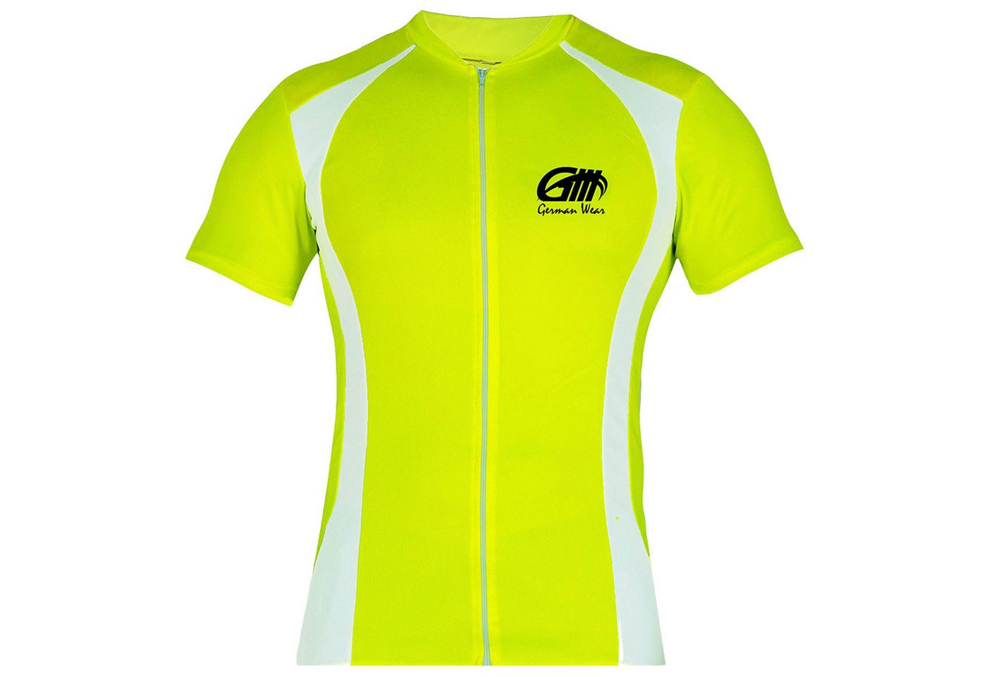 German Wear Radtrikot 295 Jersey Neon Green Herren Radler Jersey NeonGelb Bild 4