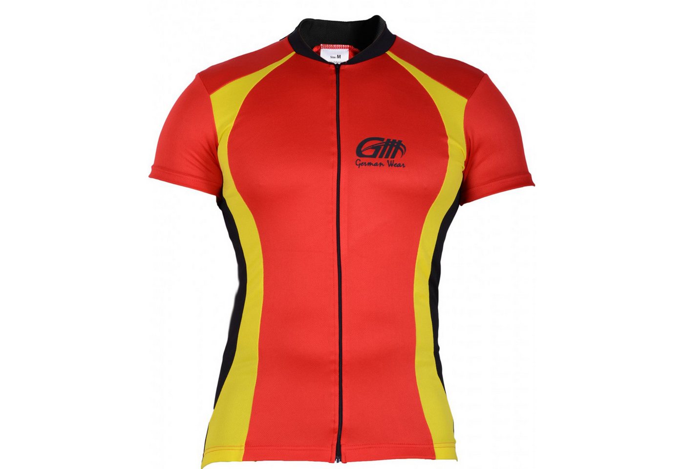 German Wear Radtrikot 295 Jersey Red/Yellow Herren Radler Jersey Rot/Neongelb Bild 2