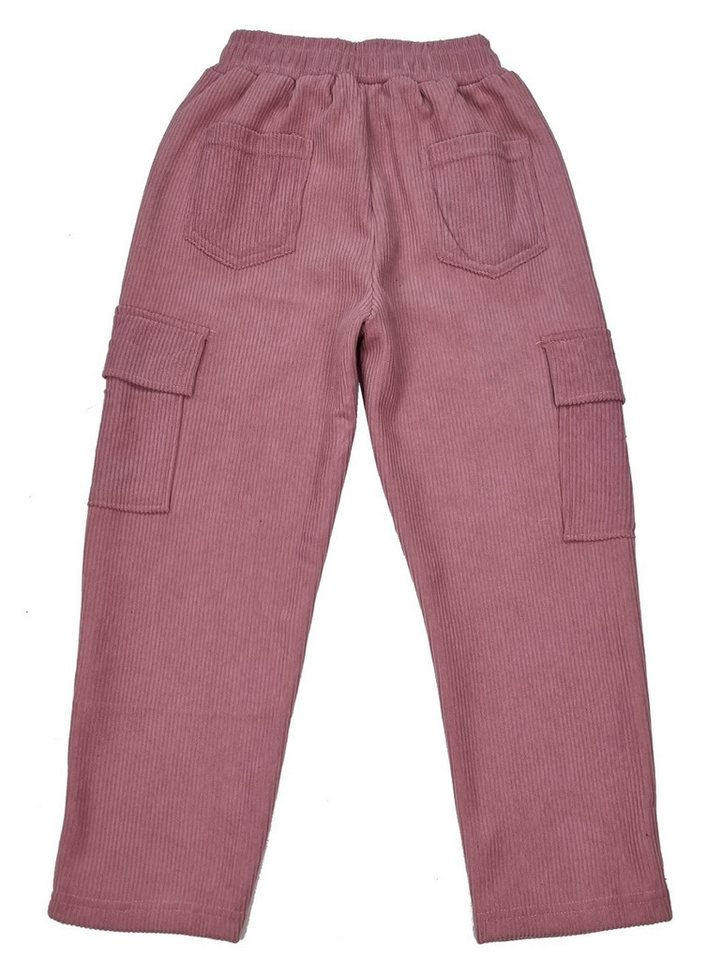 Girls Fashion Thermohose Thermohose Winterhose Mädchen Cordhose Hose warm gefüttert MT8091 gefüttert, in Unifarbe, mit elastischem Bund Bild 2