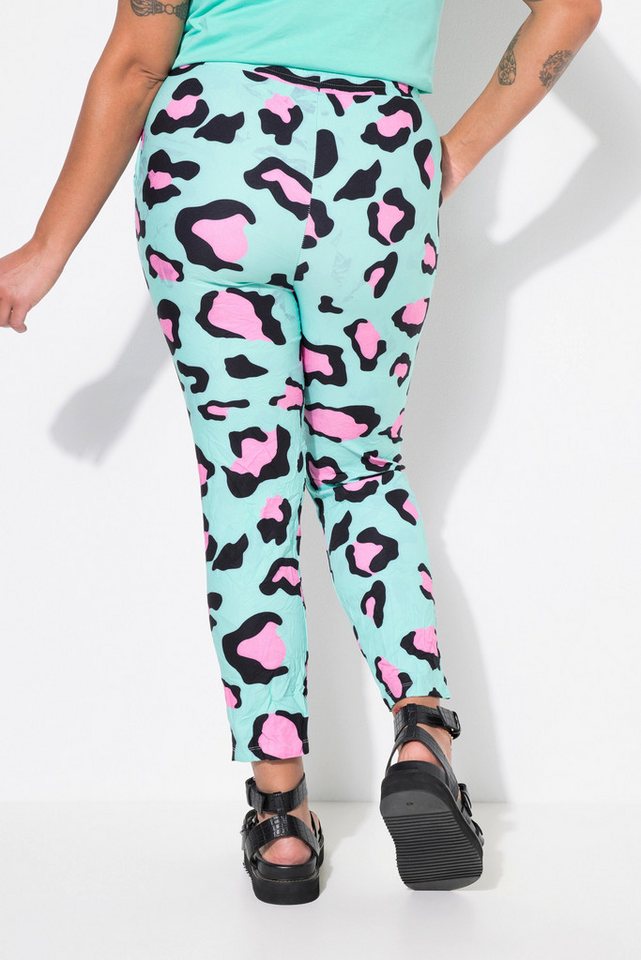 Angel of Style Funktionshose Joggpants Loose Fit Leodruck Knitter