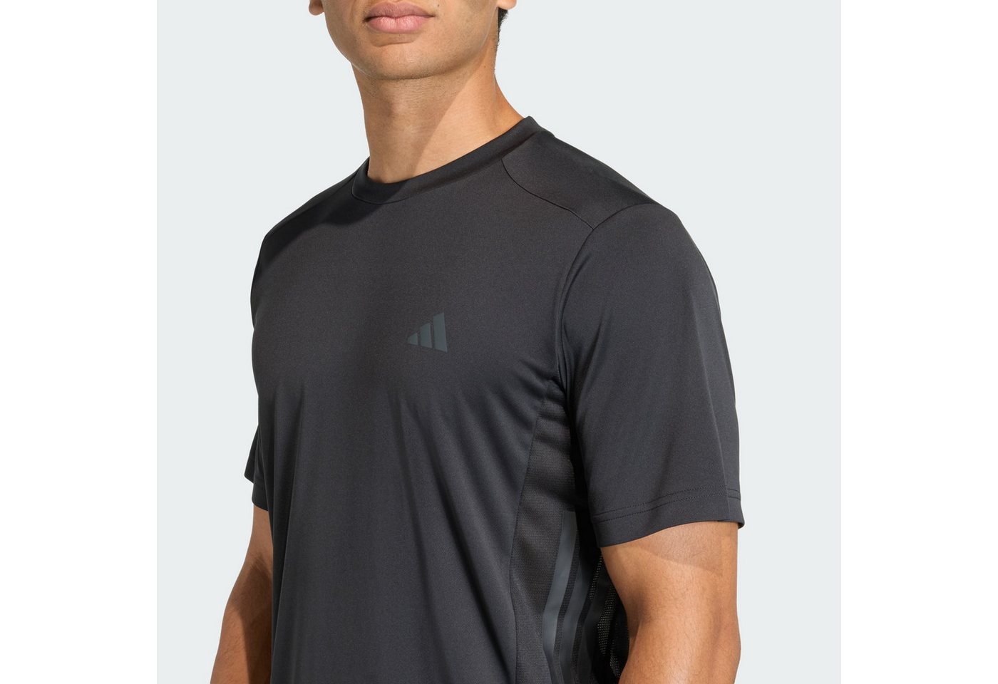 adidas Performance Trainingsshirt TECH ESSENTIALS WORKOUT 3-STREIFEN T-SHIRT (1-tlg) Bild 2