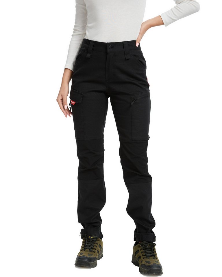 WORK IDEA Trekkinghose Damen Sommer Stretch-Slim Fit wasserabweisend Wanderhose, Arbeitshose (1-tlg) geeignet für Outdoor-Aktivitäten, S-5XL Bild 3