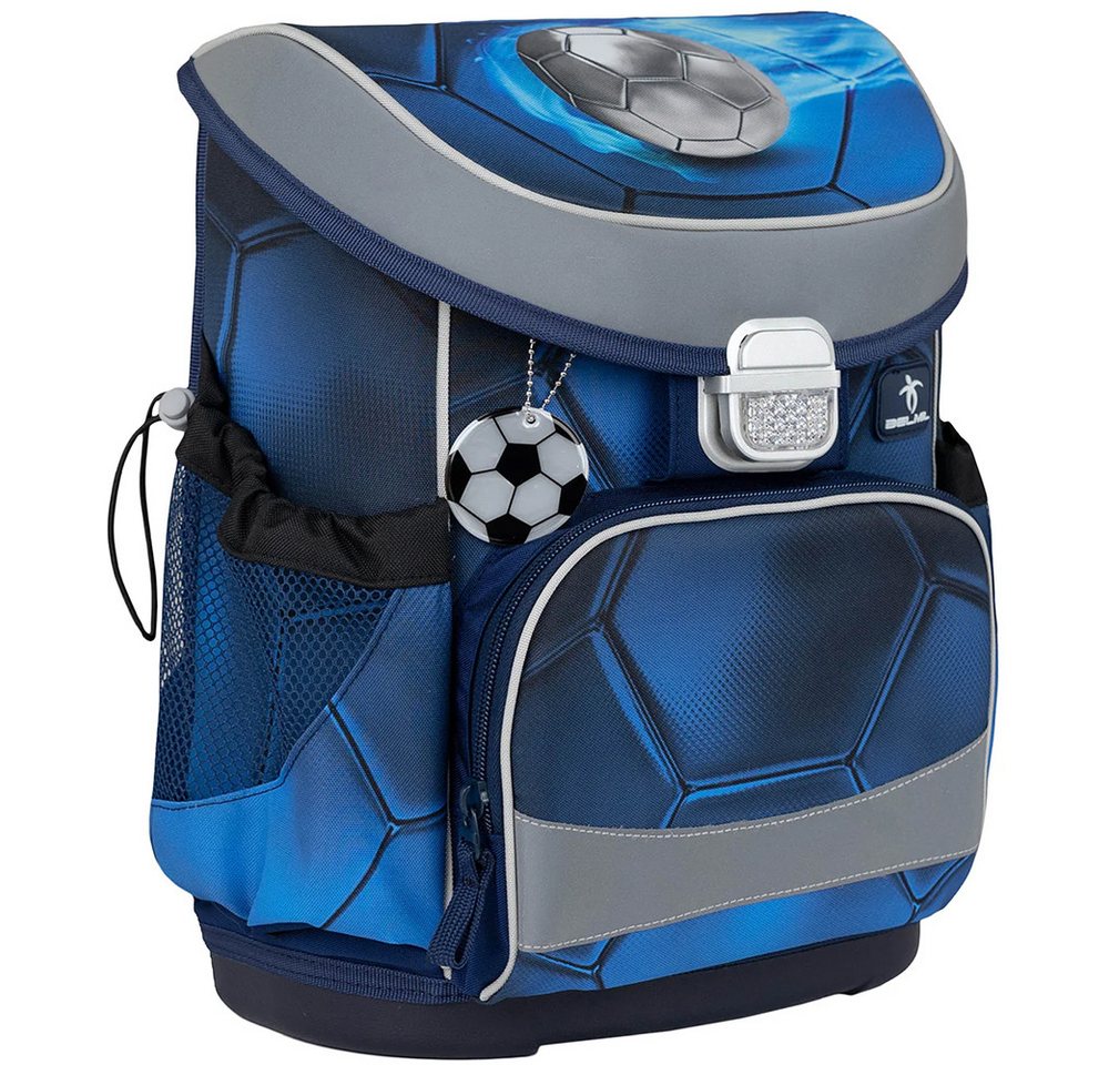 Belmil Schulranzen Set Mini Fit 10-teilig 2026 Jungen Football silber Bild 2