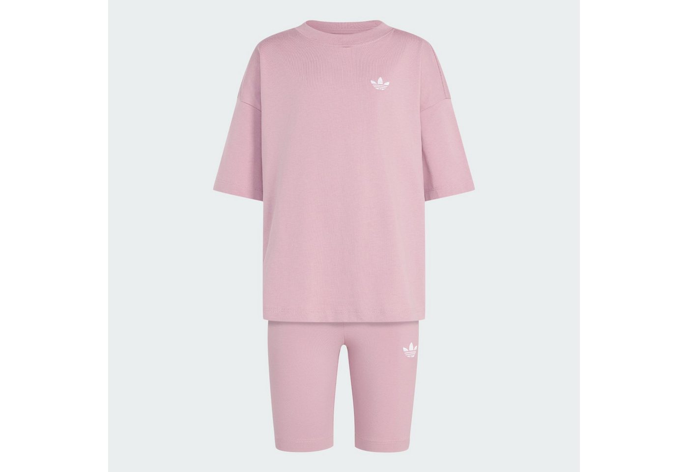 adidas Originals Trainingsanzug SET AUS RADLERHOSE UND T-SHIRT (1-tlg) Bild 4