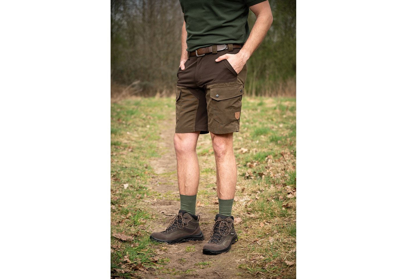 Rensing Outdoorhose Alder (stretch) Trekking Shorts Herren Bild 3