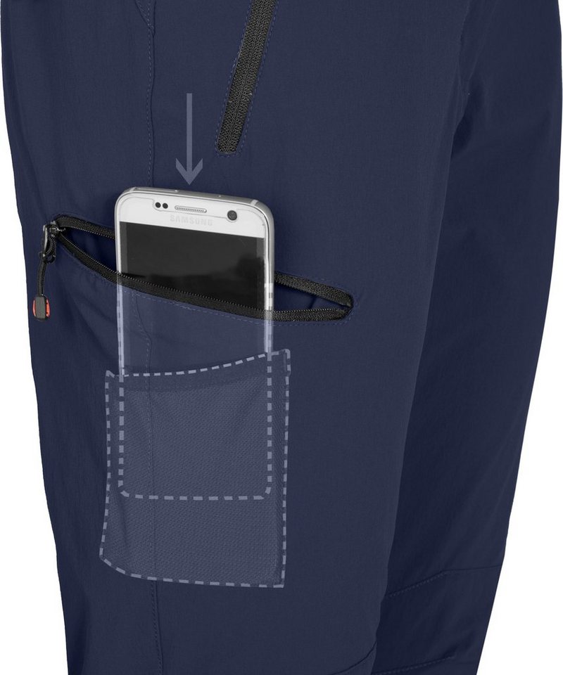 Bergson Outdoorhose RITAMÄKI COMFORT Damen Winter-Wanderhose, warm gefüttert, elastisch, Normalgrößen, pea Bild 3