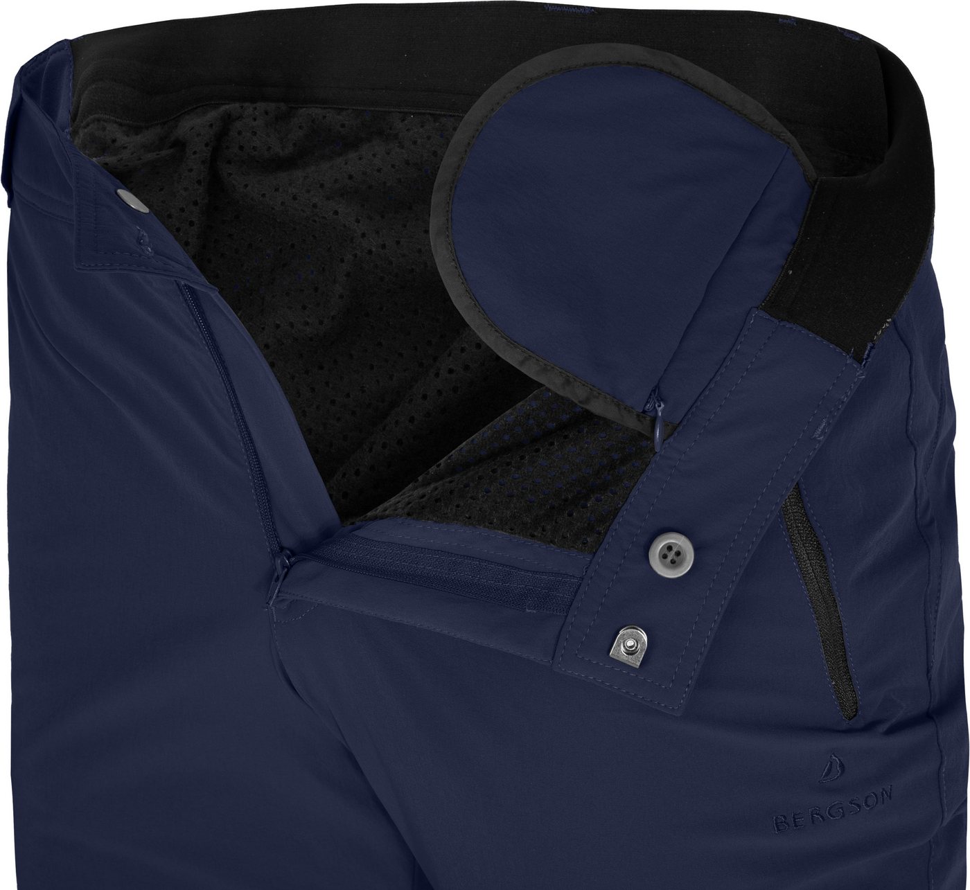 Bergson Outdoorhose RITAMÄKI COMFORT Damen Winter-Wanderhose, warm gefüttert, elastisch, Normalgrößen, pea Bild 4