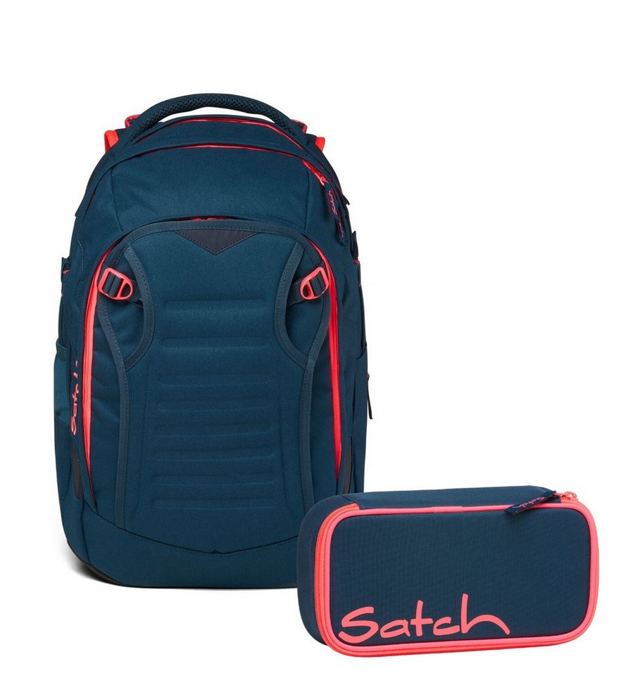 Satch Schulranzen Schulrucksack-Set MATCH Pink Phantom 2-teilig (2-teilig), Laptop-Fach, Your-Size-System, Schulranzen Bild 4
