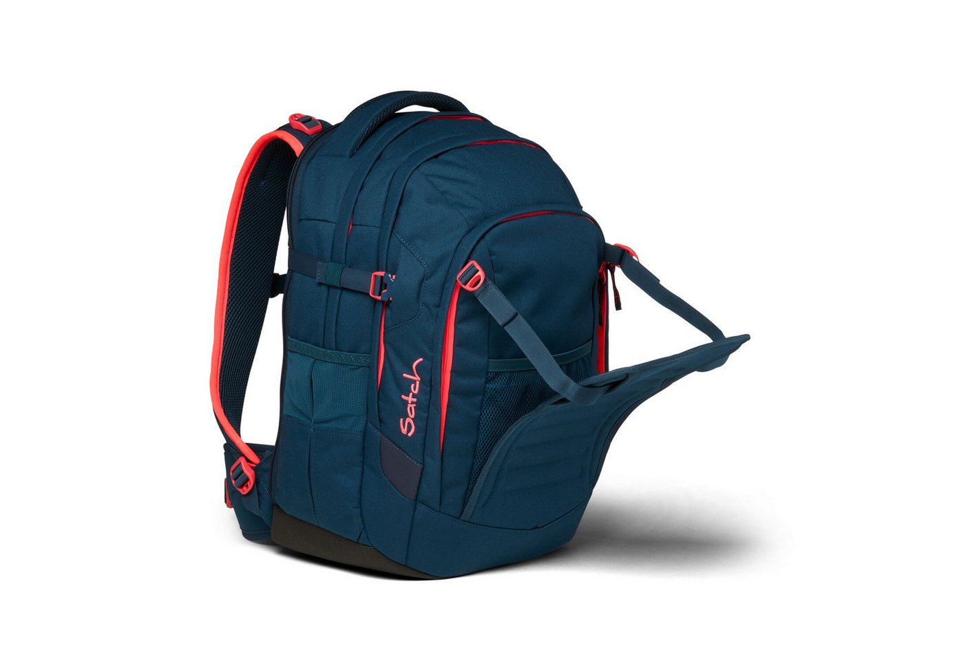 Satch Schulranzen Schulrucksack-Set MATCH Pink Phantom 2-teilig (2-teilig), Laptop-Fach, Your-Size-System, Schulranzen Bild 5
