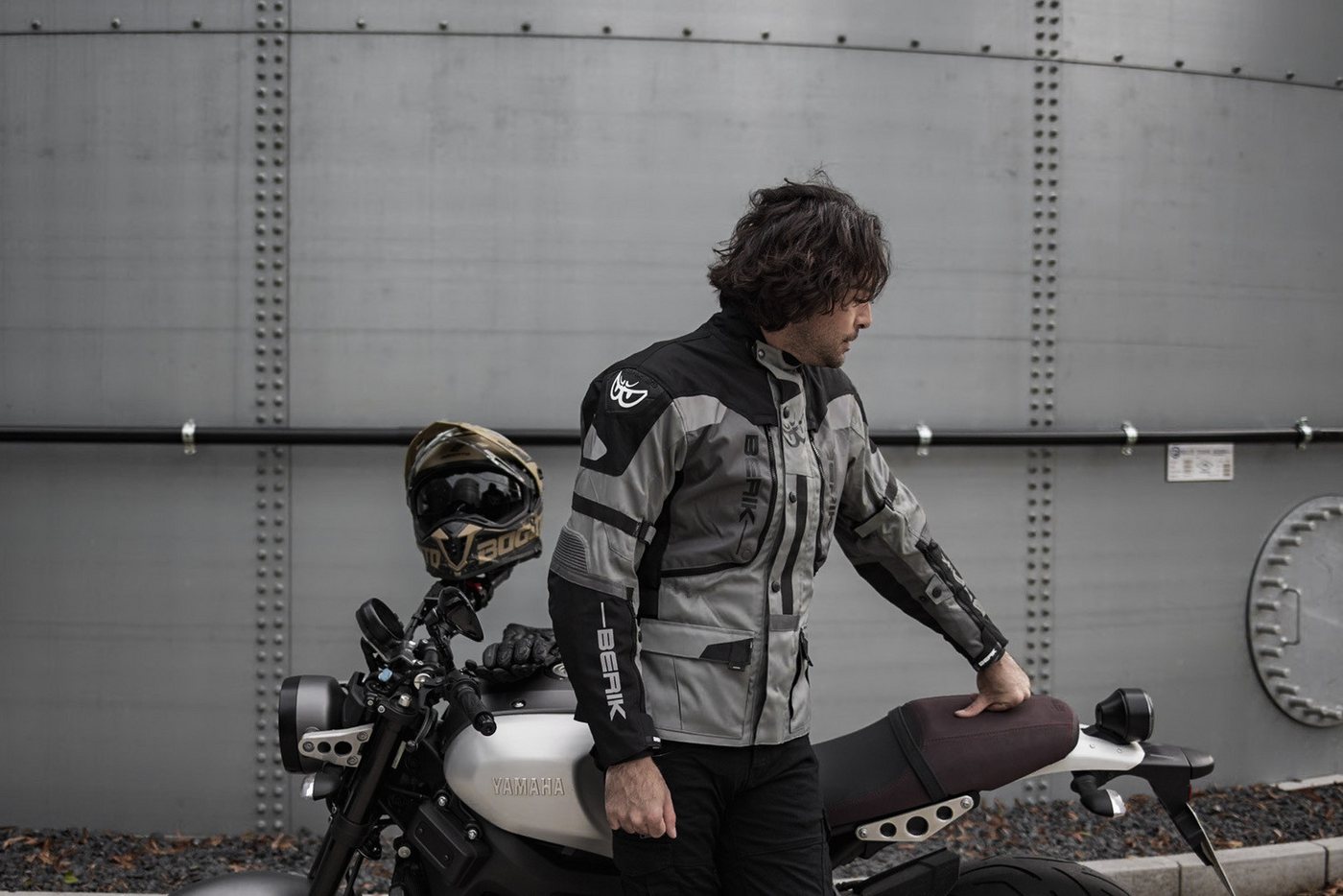 Berik Motorradjacke Dakota wasserdichte 3in1 Motorrad Textiljacke Verbindungsreißverschluss,Ellenbogenprotektoren enthalten,herausn Bild 2