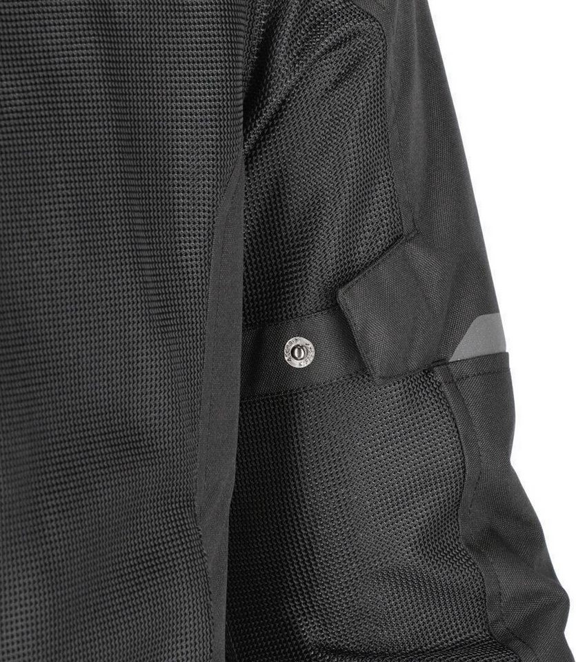 Acerbis Motorradjacke Ramsey Vented 2.0 Mesh Motorrad Textiljacke Ellenbogenprotektoren enthalten,Schulterprotektoren enthalten